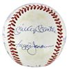 Image 1 : 500 HR CLUB MULTI SIGNED BASEBALL w/ WILLIAMS, ROBINSON, MANTLE, R. JACKSON, AARON... (BECKETT LOA)