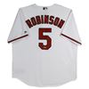 Image 1 : Baltimore Orioles Brooks Robinson "HOF 1985" Signed White Majestic Jersey BAS Witnessed