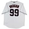 Image 1 : Charlie Sheen Major League Signed White Majestic Coolbase Jersey BAS Witnessed