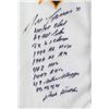 Image 2 : Athletics Jose Canseco "Career Stats" Signed White Majestic Jersey (Beckett Witnessed)