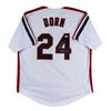 Image 1 : Corbin Bernsen Major League "Dorn" Signed White Pro Style Jersey (Beckett COA)