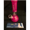 Image 2 : TOMMY CHONG SIGNED 8" GLASS BONG w/ BOWL (PINK)