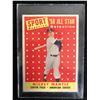Image 1 : 1958 Topps #487 Mickey Mantle All-Star HOF New York Yankees