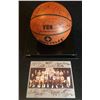 Image 1 : MICHAEL JORDAN, MAGIC JOHNSON+++ DREAM TEAM SIGNED SPALDING BASKETBALL (BECKETT LOA)