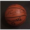 Image 5 : MICHAEL JORDAN, MAGIC JOHNSON+++ DREAM TEAM SIGNED SPALDING BASKETBALL (BECKETT LOA)