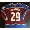 Image 1 : ADIDAS NATHAN MACKINNON AUTOGRAPHED COLORADO AVALANCHE PRO JERSEY (FANATICS COA)