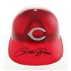 Image 1 : Pete Rose Signed Reds Full-Size Replica Souvenir Batting Helmet (Fiterman Sports Hologram)