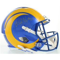 Derrell Henderson Jr Signed LA Rams On-Field Speed Helmet (Beckett COA)