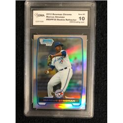 2012 BOWMAN CHROME #BDPP35 MARCUS STROMAN ROOKIE REFRACTOR (GMA 10)