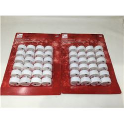 LED Tealights (2 x 24)