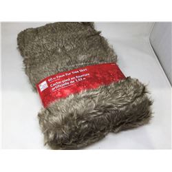 60in Faux Fur Tree Skirt