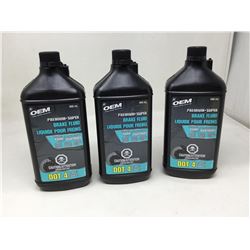 OEM Premium Brake Fluid (3 x 946ml)