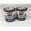 Image 1 : Krylon Rust Flat Enamel (2 x 236ml) Gloss Flat Black