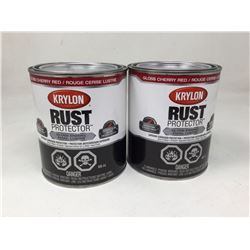 Krylon Rust Gloss Enamel (2 x 946ml) Gloss Cherry Red