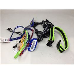 Lot of Assorted Sizes of Dog Collars