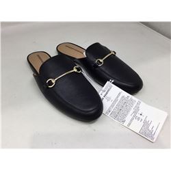 Black Slide Loafers (6.5womens)