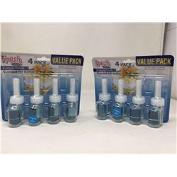 Lot of 2 x 4 freshiscented oil refills