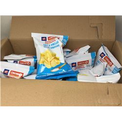 Case lot of salt and vinegar chips