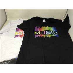 lot of 2x shirts, one black and one white, size large