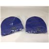 Image 1 : lot of 2x blue Bluetooth beanies