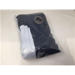 lot of 1x navy/white curtain