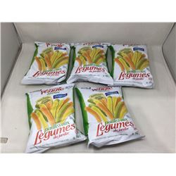 Lot of 5 x 142g veggie straws