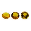 Image 1 : 14.61 ctw.Natural Round Cut Citrine Quartz Parcel of Three