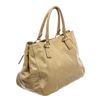 Image 4 : Prada Beige Patent Leather Expandable Two-Way Shoulder Bag