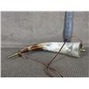 Image 2 : Polished Powder Horn with Depensing End