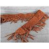 Image 2 : 58" Suede Leather Fringed Case for Muzzle Loader