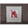 Image 1 : Red Goaltender 5/18 by Moffat 1983 Picture & Frame