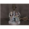Image 1 : Man & Woman Lamp - Has Repair on Pillar