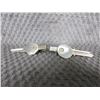Image 1 : 2 - Key Tie Clips