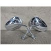 Image 2 : Set of 2 Chrome Motorcycle Mirrors