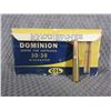 Image 1 : 30-30 Winchester, Box of 20, Dominion CIL 150 Gr PNEU