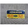 Image 3 : 30-30 Winchester, Box of 20, Dominion CIL 150 Gr PNEU