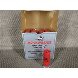 12 Ga 2 3/4  Box of 25, Winchester 1 1/8 oz # 4 Shot