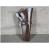 Image 1 : Leather Holster fits Hi Standard Sentinal R-100