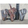 Image 2 : 3 Leather Holsters
