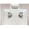 Image 2 : 14 KT Gold Cubic Zirconia Stud Earrings