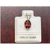Image 1 : Sterling Silver Garnet (1.27ct) Pendant
