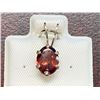 Image 2 : Sterling Silver Garnet (1.27ct) Pendant
