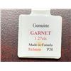Image 3 : Sterling Silver Garnet (1.27ct) Pendant