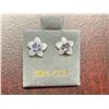 Image 1 : 10 KT GoldTanzanite (0.46ct) Stud Earrings
