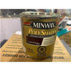 Case of Minwax Poly Shades Mahogany (4 x 236mL)