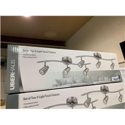 UberHaus Set of Two 3-Light Track Fixtures