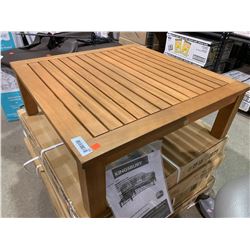 Kingsbury Wooden Outdoor Table (29.17" x 29.17" x 10.41")