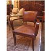 Image 1 : Pair of Bridge Chairs in walnut and leather #1380913