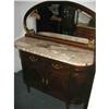 Image 1 : Marble Top Walnut Server #1381089