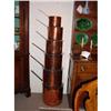 Image 1 : Set of 6 signed copper pots, c. 1880 #1381267